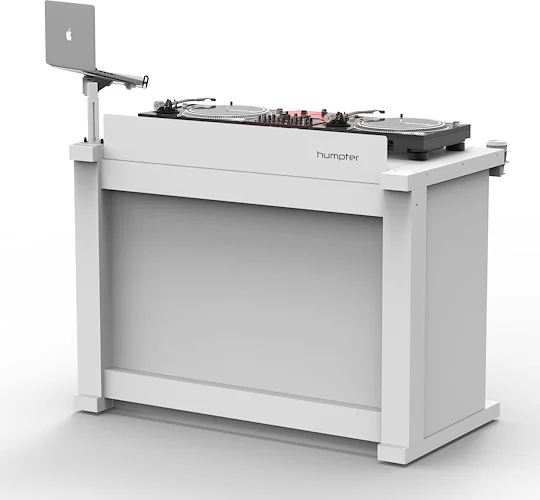 Humpter B3 Fast Folding DJ Table Facade and Workstation White Finish