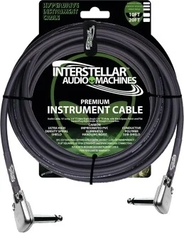 Hyperdrive Premium Instrument Cables - 20 - Angle-Angle Connectors
