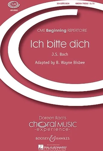 Ich Bitte Dich - (Chorale from Cantata 166)
CME Beginning