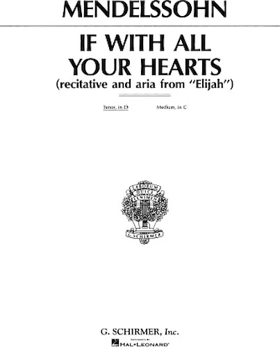 If With All Your Hearts (from Elijah)