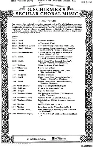 Il Est Bel Et Bon  A Good And Handsome Man  A Cappella - English/French text