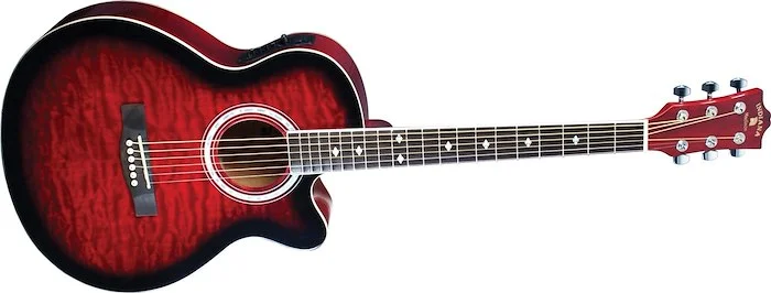 INDIANA MADISON GUITAR QLT RED