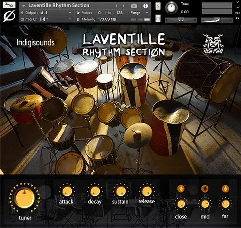 Indigisounds Laventille Rhythm Section (Download) <br>Access to over 3500 instrument samples.