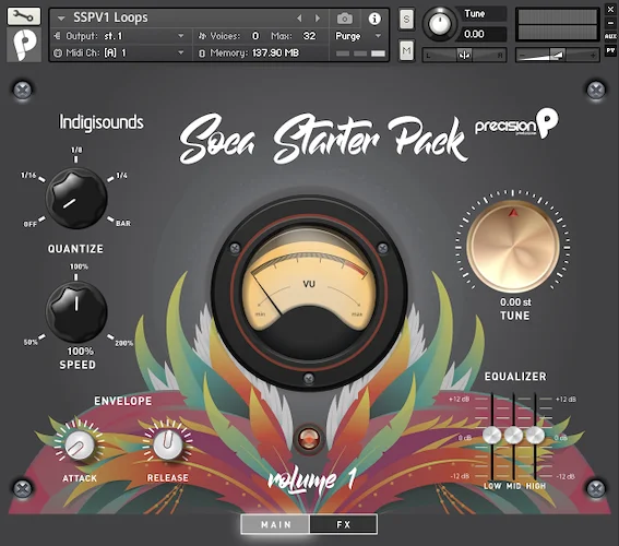 Indigisounds Soca Starter Pack Vol 1 (Download) <br>This Soca starter pack is THE Soca startup kit for your studio collection. Don’t miss out!