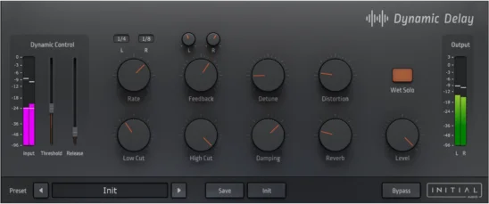 Initial Audio Dynamic Delay (Download)<br>Dynamic Delay Plugin