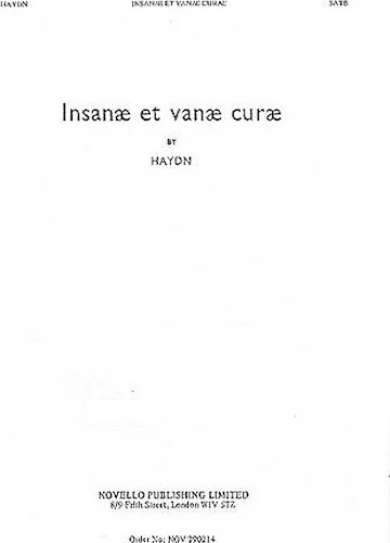 Insanae Et Vanae Curae