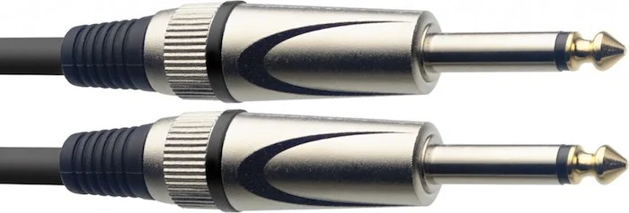 Instrument cable, jack/jack (m/m), 6 m (20"), coiled, S-series