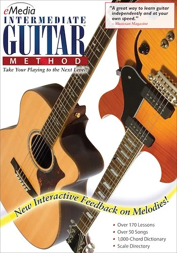 Inter. Guitar Method Mac 10.5 to 10.14, 32-bit (Download)<br>Intermediate Guitar Method [Mac 10.5 to 10.14, 32-bit only]