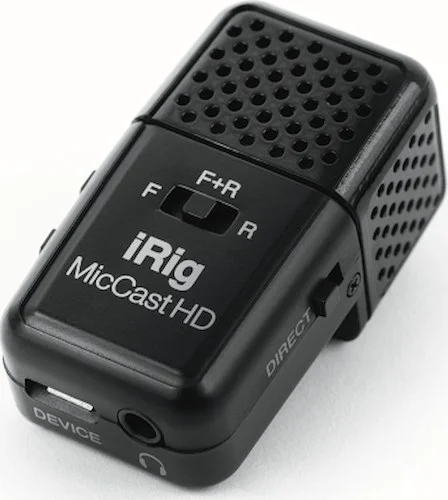 iRig Mic Cast HD - Podcasting Dual-Sided Digital Voice Microphone