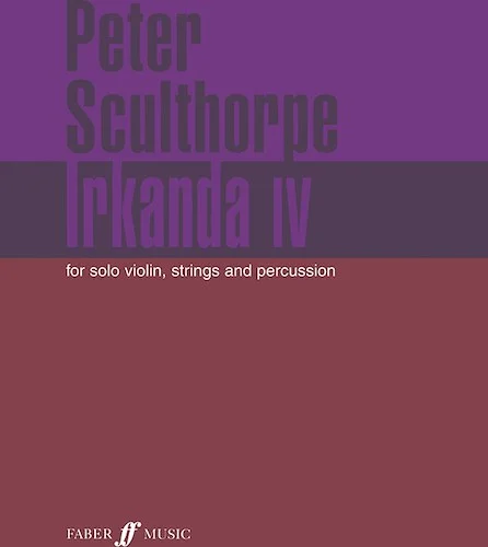 Irkanda IV: for solo violin, strings and percussion