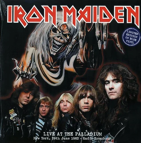Iron Maiden - Live At The Palladium, New York, 29th June 1982 Radio Broadcast (ltd. 500 copies made) (blue vinyl)