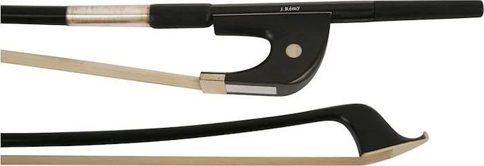 J. Rémy Basic Bow, Black Carbon Fiber, Bass, German, 3/4