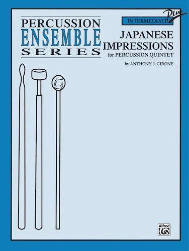 Japanese Impressions: For Percussion Quintet Image
