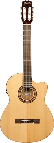 Jasmine JC25CE-NAT Classical Nylon String Acoustic Electric Guitar. Natural Finish Image