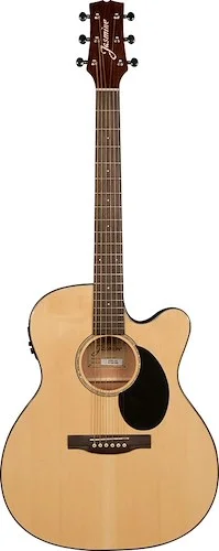 Jasmine JO36CE-NAT Orchestra Style Acoustic Electric Guitar. Natural Finish