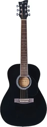 Jay Turser JJ43-BK-A Jay-Jr Series 3/4 Size Dreadnought Acoustic Guitar. Black