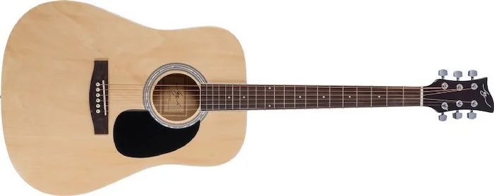 Jay Turser JJ43-PAK-N-A Jay Jr Series 3/4 Size Dreadnought Acoustic Guitar Pack. Natural