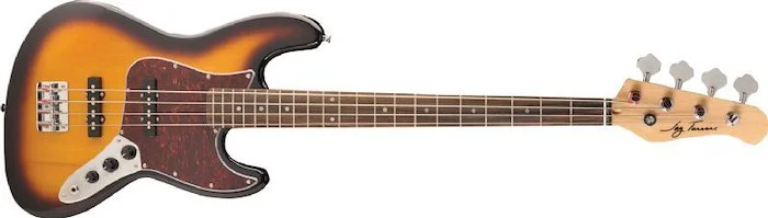 Jay Turser JTB-402-TSB 402 Series Bass Guitar. Tobacco Sunburst