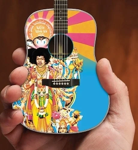 Jimi Hendrix "Axis: Bold As Love" Acoustic Model - Miniature Guitar Replica Collectible