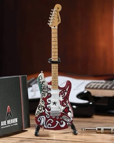 Jimi Hendrix Saville Fender(TM) Stratocaster(TM) - Miniature Guitar Replica Collectible