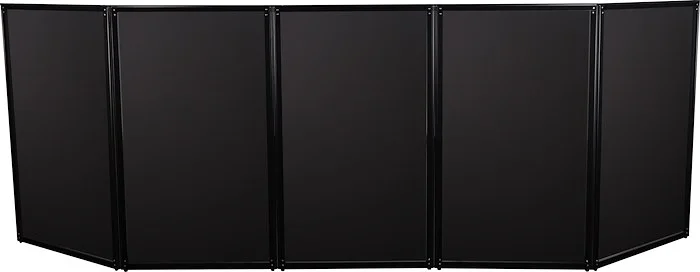 JMAZ Event Booth Facade (Black) 5 Detachable Panels, User Adjustable, Can Add Additional Panels - JZ5006