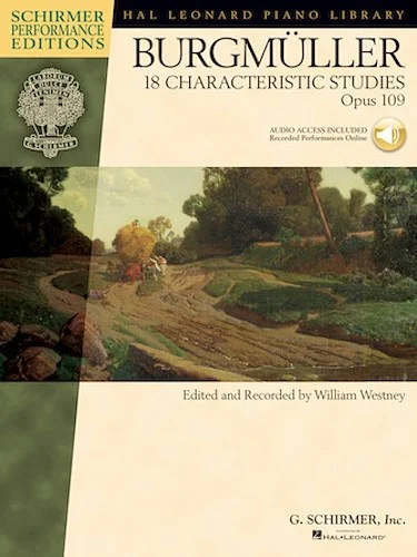 Johann Friedrich Burgmuller - 18 Characteristic Studies, Opus 109