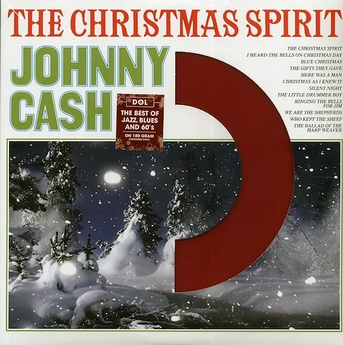 Johnny Cash - The Christmas Spirit (die-cut jacket) (180g) (red vinyl)