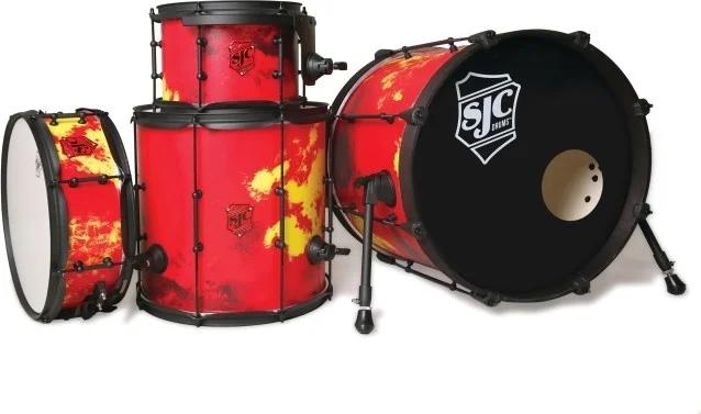 Josh Dun The Ned 4-Piece Kit with Snare - 7 inch. x 10 inch.. 14 inch. x 14 inch., 14 inch. x 18 inch., 5 inch. x 14 inch.