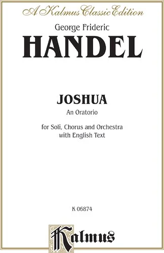 Joshua (1748), An Oratorio