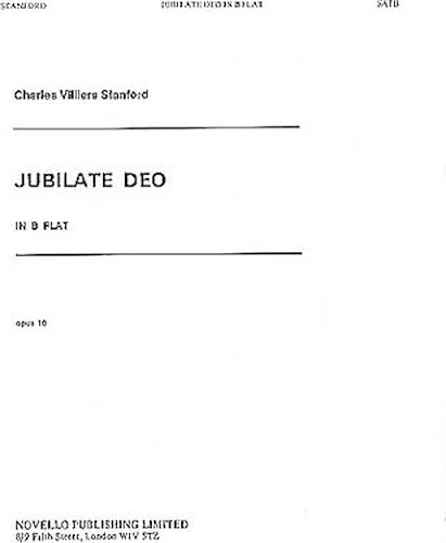 Jubilate Deo in B-flat, Op. 10