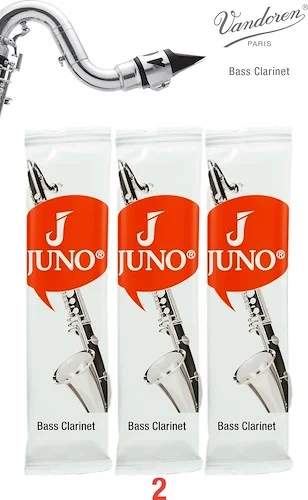 JUNO JCR31225 Bass Clarinet Reeds #2. (Box of 25)