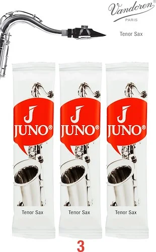 JUNO JSR713/3 Tenor Saxophone Reeds #3. (3 Reed Card)