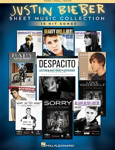 Justin Bieber - Sheet Music Collection - 17 Hit Songs