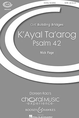 K'ayal Ta'arog (Psalm 42) - CME Building Bridges
