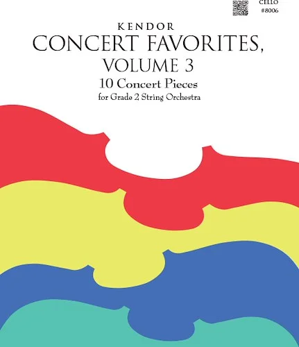 Kendor Concert Favorites, Volume 3 - Cello