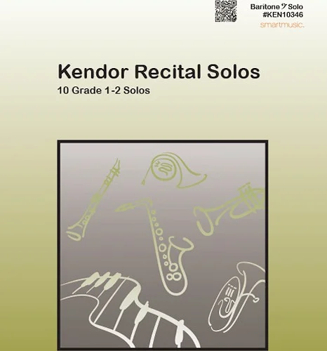 Kendor Recital Solos - Baritone B.C. - Solo Book with MP3s