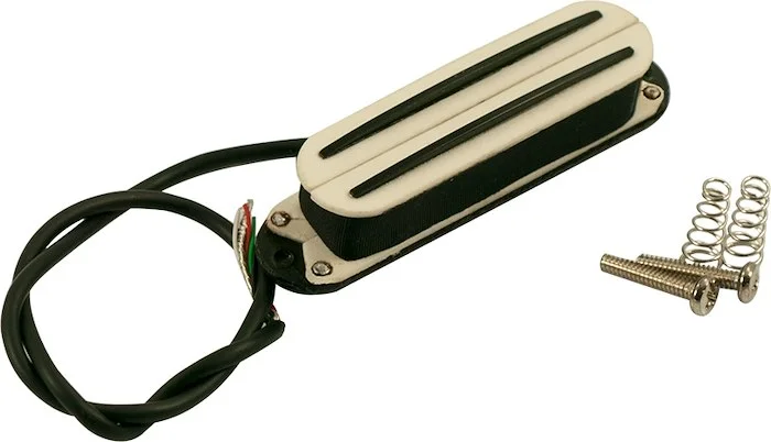 Kent Armstrong Chaos Series Classic Blades Humbucker Pickup In Single Coil Case White With Black Bla