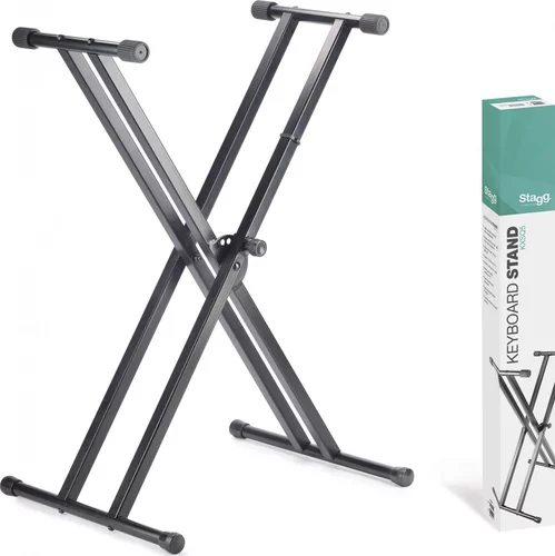 Double Braced X-style Keyboard Stand - To Be Assembled Image
