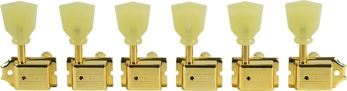 Kluson 6 In Line Deluxe Series Tuning Machines For Gibson Explorer Gold