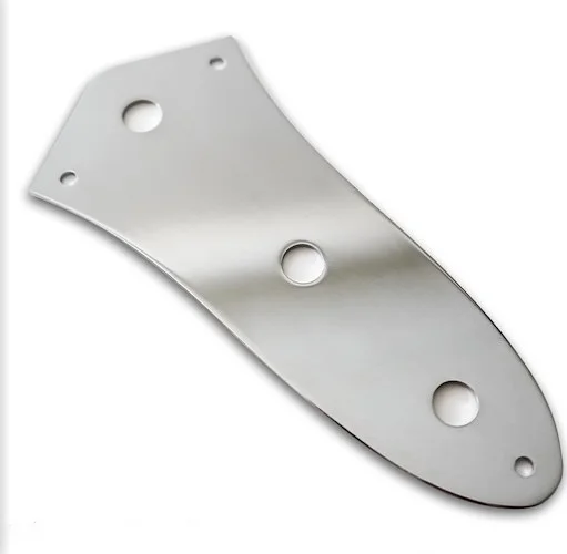Kluson Control Plate - 3 Hole - for Fender Jazz Bass Chrome