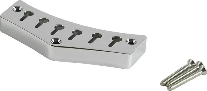 Kluson JG Custom Top Mount Tailpiece Brass Chrome