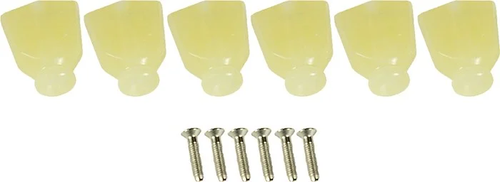 Kluson Replacement Button Set For Revolution Series Tuning Machines Plastic Keystone