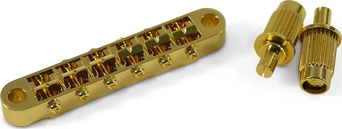 Kluson Replacement Nashville Tune-O-Matic Bridge For Samick Guitars Gold