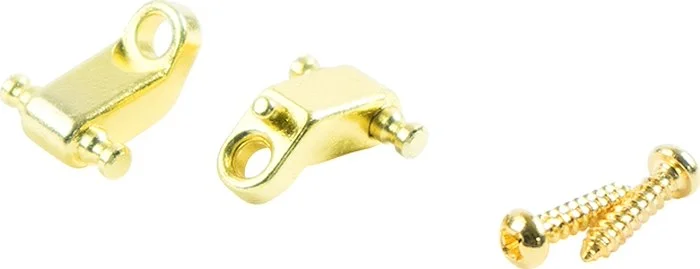 Kluson Replacement String Guide Set Of 2 For Fender American Standard Guitars Gold