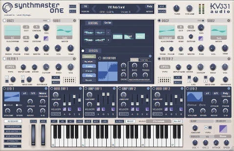 KV331 SynthMaster One (Download) <br>Wavetable Software Synth with Easy Workflow