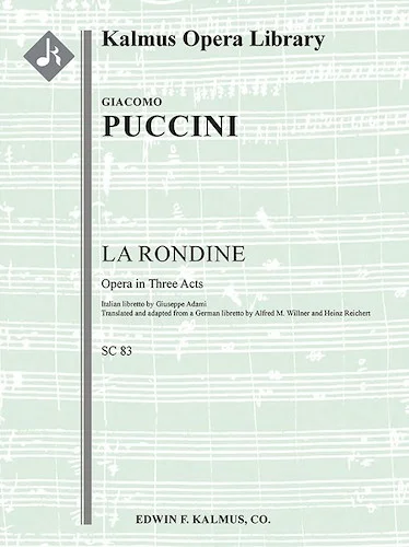 La Rondine (The Swallow) (complete)<br>