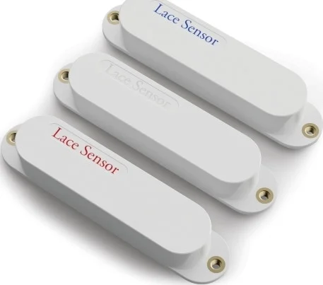 Lace Sensor *Ultimate Triple* Blue/Silver/Red S/S/S - White Covers