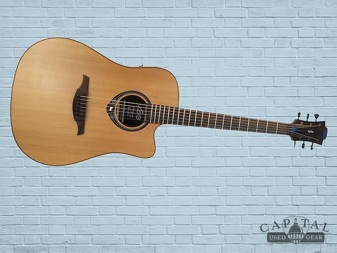 LAG THV10DCE Tramontane Dreadnought Cutaway Acoustic Guitar with Hyvibe Includes Case (Used)