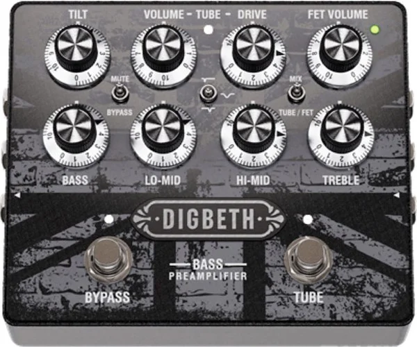 Laney DIGBETH Series Bass Guitar Pre Amplifier Pedal