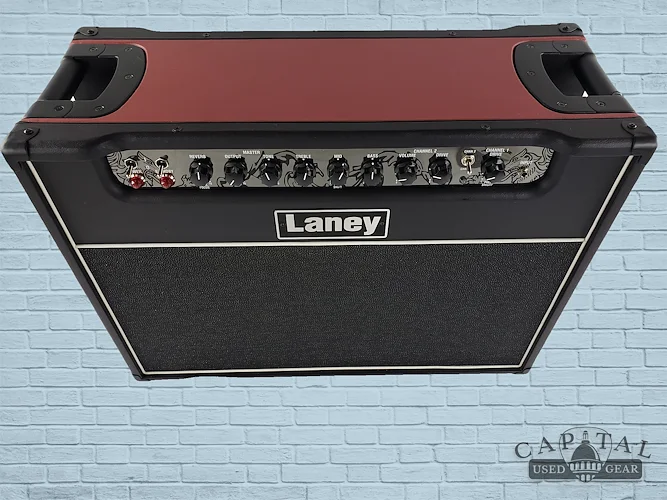 Laney GH50R-212 50W 2x12 Tube Guitar Combo Amp Black and Red (Used)